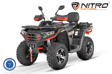 EEC NITRO MOTORS 300cc maxi Quad Tricia CVT 12 Zoll Platin